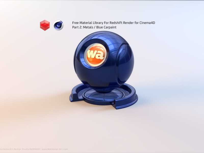 Free Redshift Material Pack/Library for Cinema 4D - Part 2 - Metals