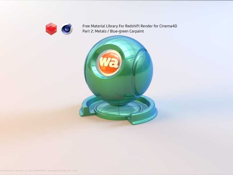 Free Redshift Material Pack/Library for Cinema 4D - Part 2 - Metals