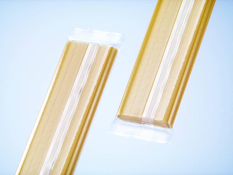 Spaghetti plastic pack 500g premium packaging 3d model