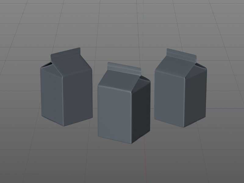 Tetra Pack REX 500ml Professional carton packaging 3D model pak