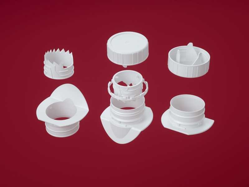 Tetra Pack Prisma EDGE 200ml with DreamCap Premium carton packaging 3D model pak