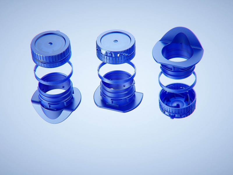 Tetra Prisma Square 330ml with Dream Cap 26 Pro and Condensation Premium 3D model pack