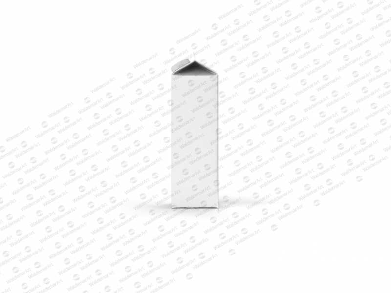 Photoshop Mockup of Tetra Pack Rex 1000ml with TwistCap Side View