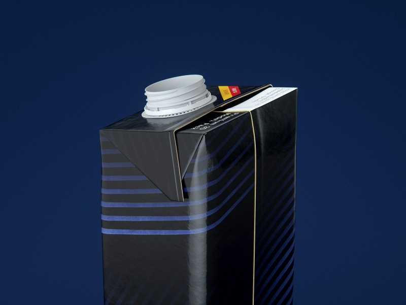 Tetra Pack Stello EDGE 1000ml with WingCap 30 packaging 3D model