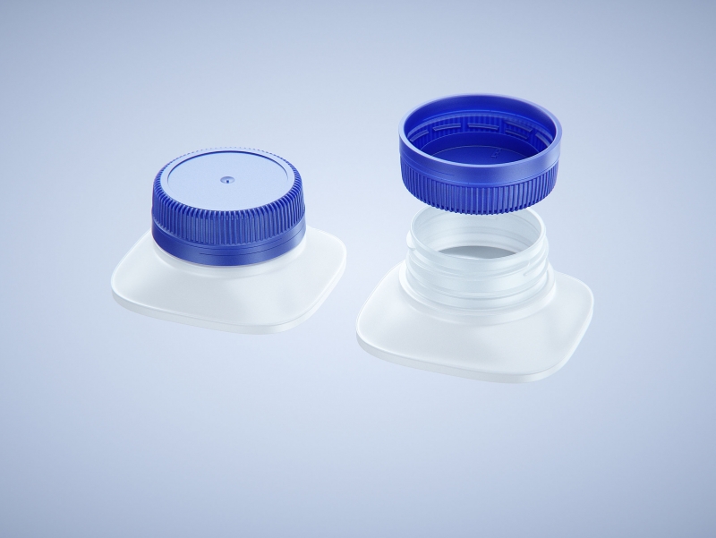 Premium Carton Packaging 3D model of Tetra Top MIDI 200ml with tethered cap C38 Pro