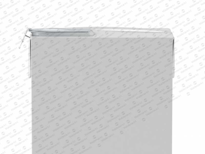 Tetra Pack Brick Mid 1000ml with FlexiCap PSD Mockup Front View