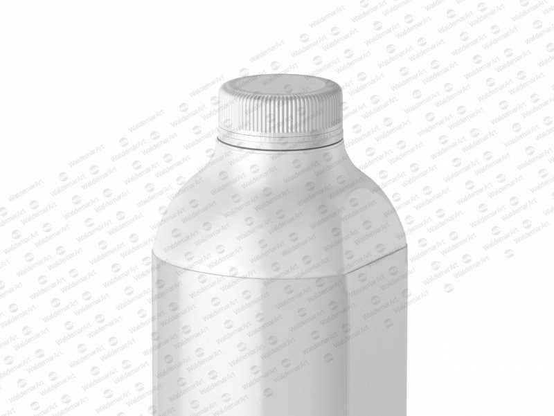Packaging MockUp of Tetra Pack Evero Aseptic Base-D 1000ml with OrionTop-O38A Front-Side View