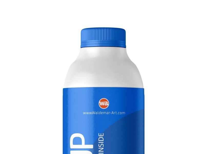 Packaging MockUp of Tetra Pack Evero Aseptic Base-D 1000ml with OrionTop-O38A Front View