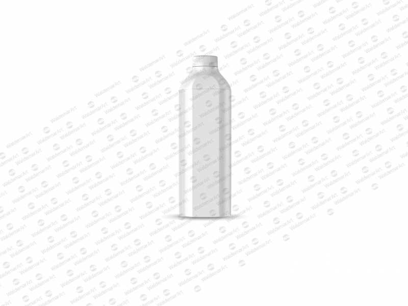 Packaging MockUp of Tetra Pack Evero Aseptic Base-D 1000ml with OrionTop-O38A Side View