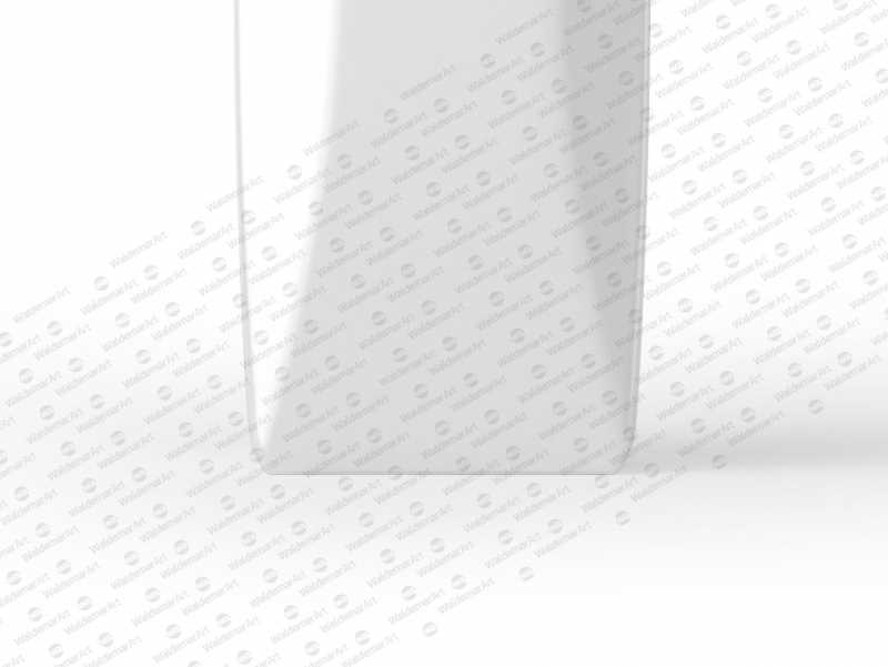 Tetra Pack Gemina Leaf 1000ml PSD Mockup. Front View