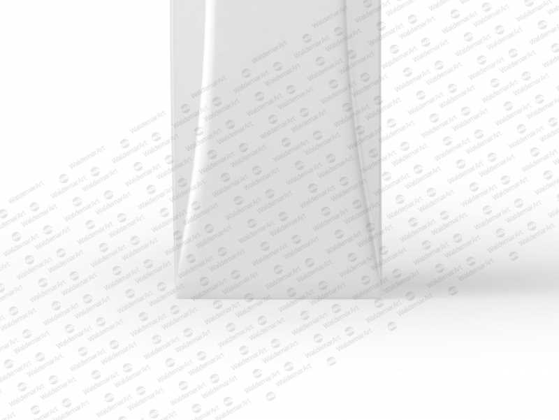 Tetra Pack Gemina Leaf 1000ml Mockup. Side View