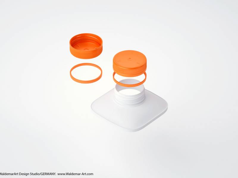 Packaging 3D model pak of Tetra Pack Top Base 750ml with Eifel-O38