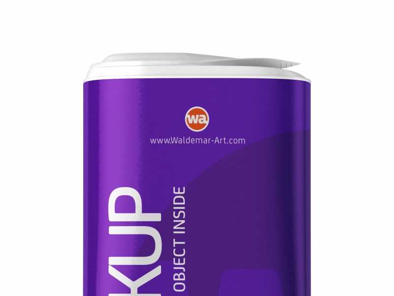 Packaging Mock-Up of Tetra Pack Top Aseptic Midi 330ml with Bajkal