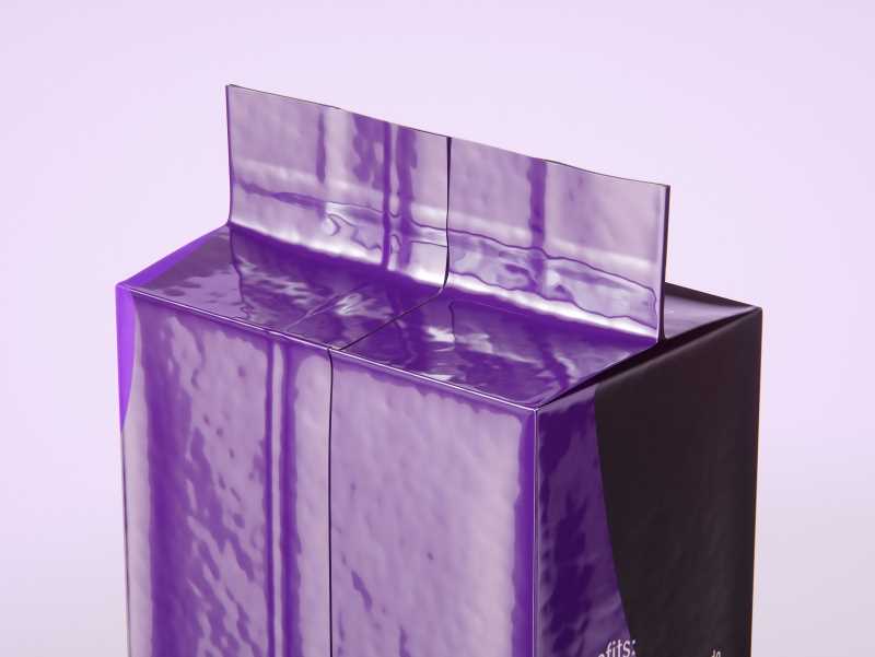 Vacuum Ground Coffee Packaging 500g 3d model