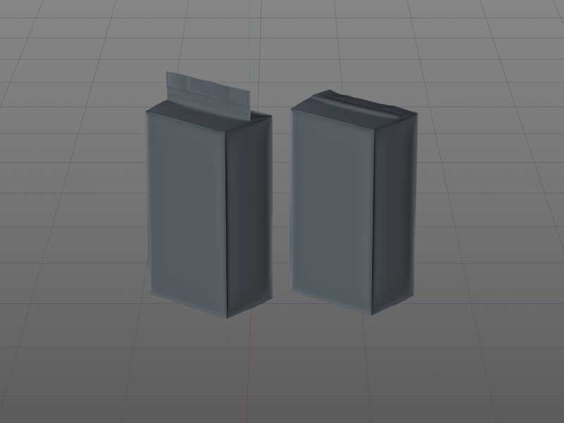 Vacuum Ground Coffee Packaging 500g 3d model