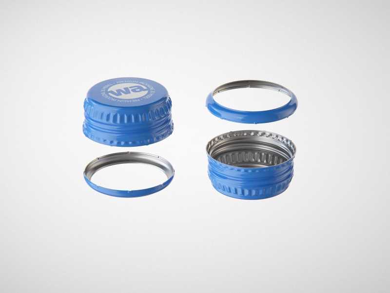 Vanilla Milk Glass bottle 500ml packaging 3D model with a screw cap and a glass of milk