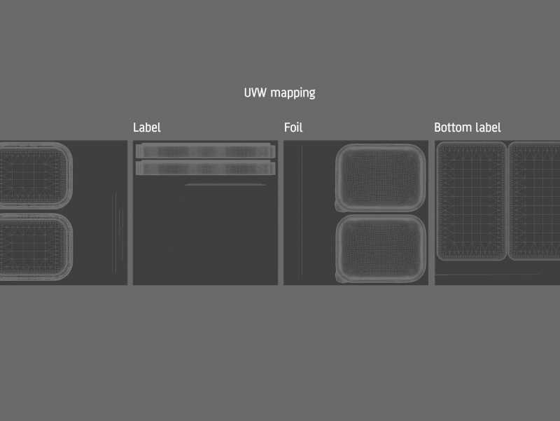 Vegan Spreadable Butter plastic container 250g packaging 3D model