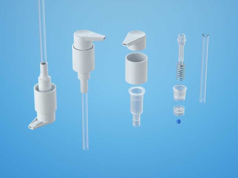 Wash Gel Plastic Bottle 200ml packaging 3D model