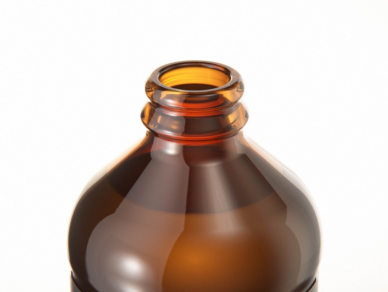 Beer glass bottle 375ml with Pull-off closure packaging 3D model