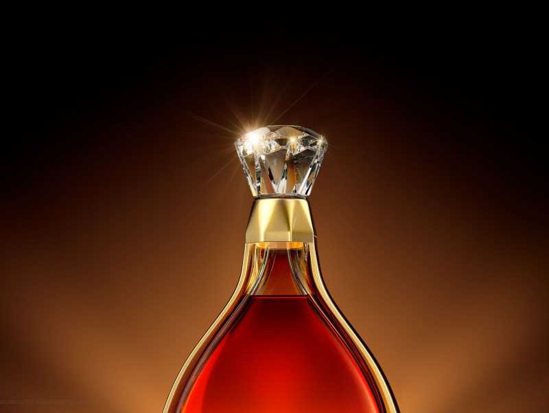 L'essence de Courvoisier - packaging 3D model and scene