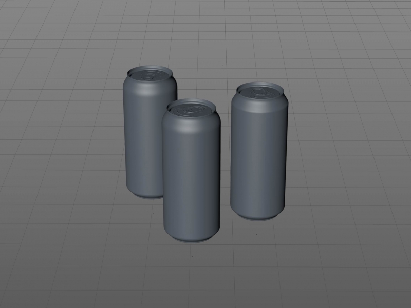 3d packaging model of Metal Standard Beer/Soda Can 440ml