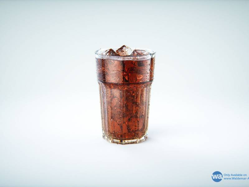 Cola Glass professional 3D visualization