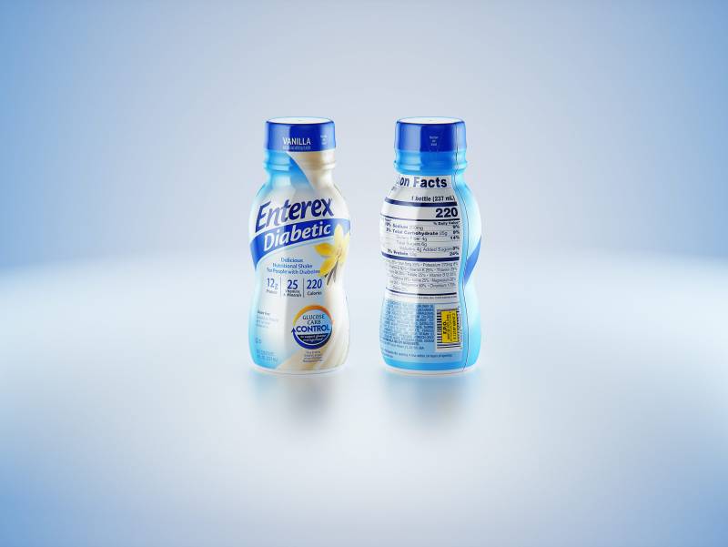 Enterex Nutritional Shake Professional Product 3D visualization