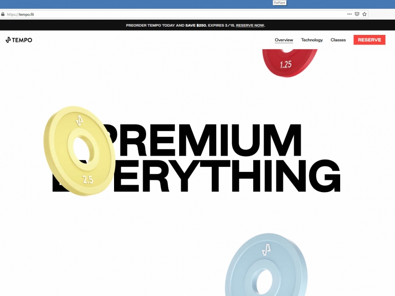 PIVOT (TEMPO) Product 3D visualization