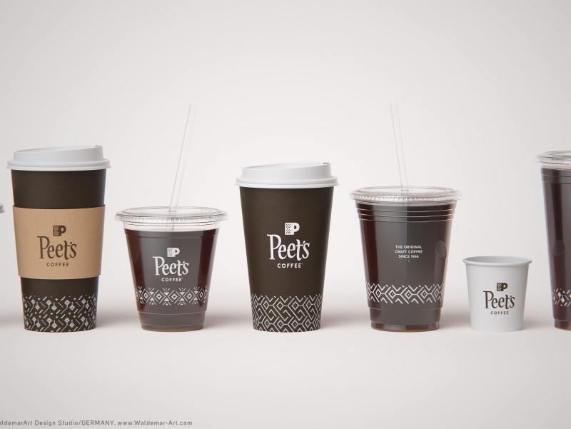 Peet's Coffee product 3D visualization