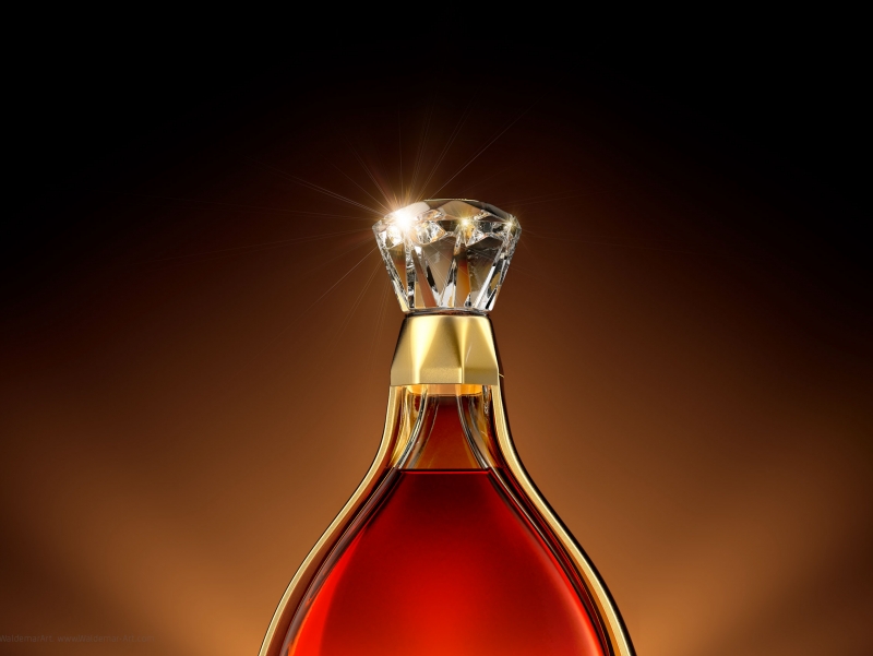L'essence de Courvoisier - professional packaging 3D visualization