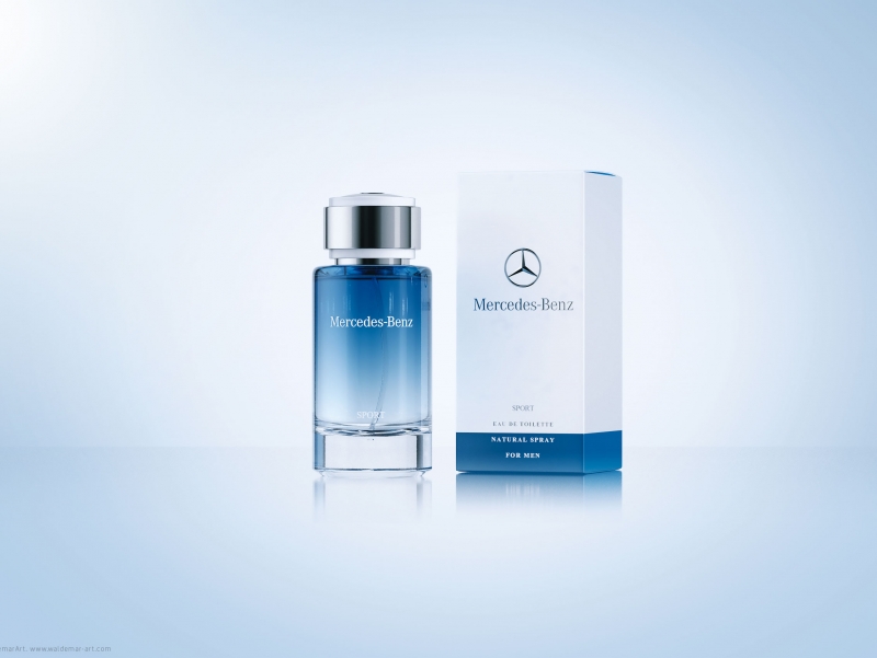 Mercedes-Benz SPORT Perfume - packaging 3D Visualization