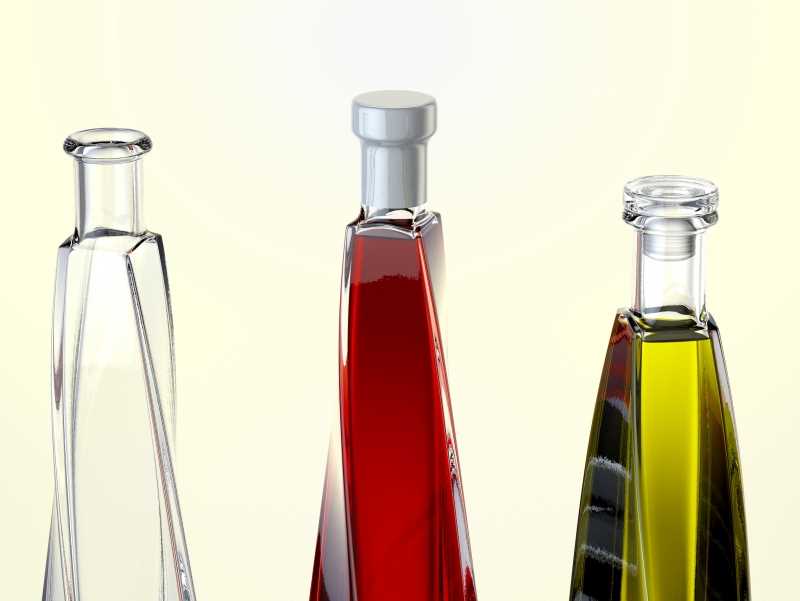 Swirl - packaging 3d model of the bottle for various products