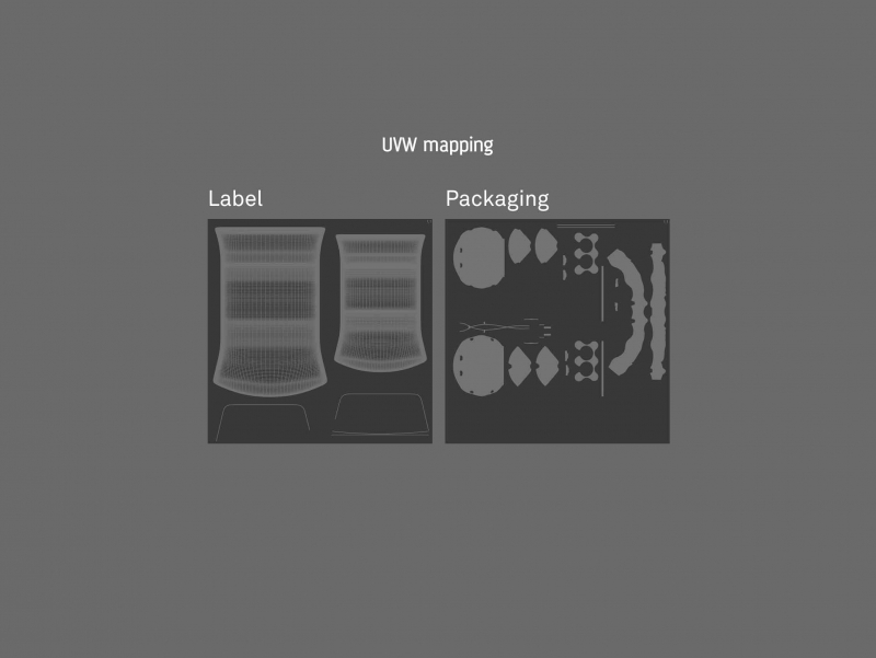 6x Egg Cold Pressed Paper Carton box packaging 3D model pack