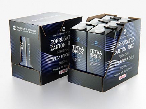 Cardboard packaging at WA Store