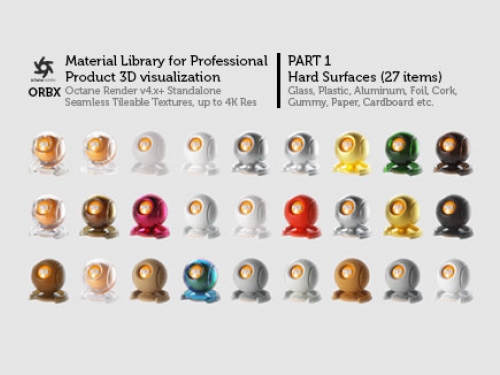 Octane 4+ STANDALONE version Material Pack 1 and 2