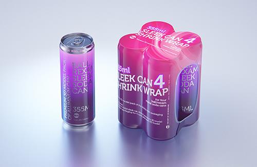 Packaging MockUp of Tetra Pack Evero Aseptic Base-D 1000ml with OrionTop-O38A Front-Side View