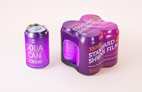 Latte Macchiato Coffee Cup 250ml packaging 3D model