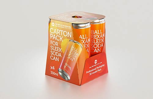 Guala Doypack Pouch 150ml premium packaging 3d model with a BabyCap