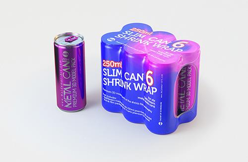 Wash Gel Plastic Bottle 200ml packaging 3D model