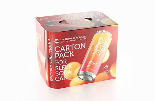 SIG CombiBloc Maxi 2000ml carton packaging 3d model with CombiSwift