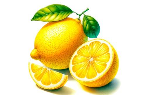 Premium Digital Watercolor Illustration with a single green olive and a leaf on a white background