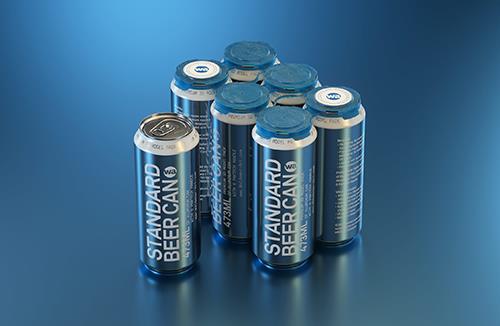 Packaging 3D model pak of Tetra Pack Top Midi 330ml with Bajkal