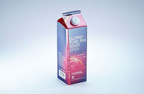 Ball/Rexam Fusion metal bottle 330ml premium 3d model with ROPP and Crown closures