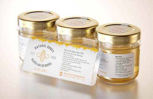 Two Cherries with blossoms premium watercolor illustration