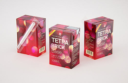 Standing-Up Juice Pouch 200ml premium 3D model pack