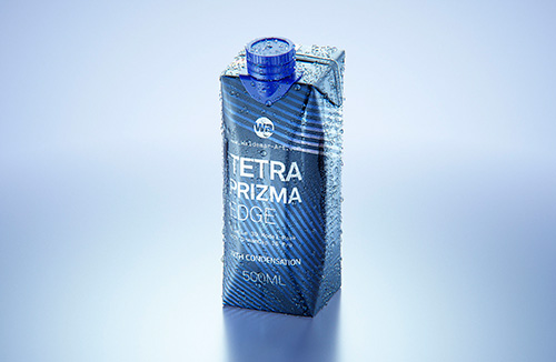 SIG CombiBloc Small 330ml with perforation and a straw hole packaging 3D model pak