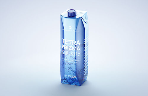 SIG CombiBloc Maxi 2000ml carton packaging 3d model with CombiSwift