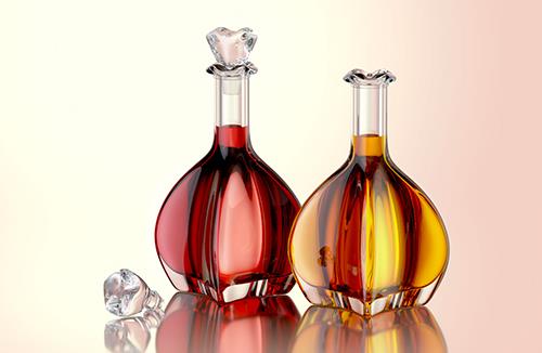 L'essence de Courvoisier - packaging 3D model and scene