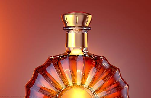 Steel Force - 3d model of the metal bottle