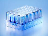 Multipack of 24x330ml Sleek Soda Cans packed in cardboard and wrapped in shrink film premium 3d model